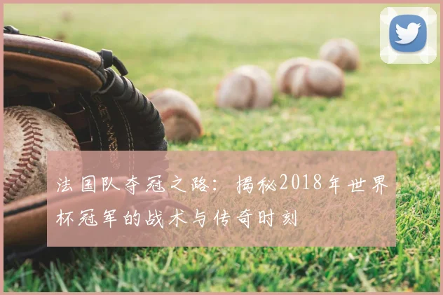 法国队夺冠之路：揭秘2018年世界杯冠军的战术与传奇时刻